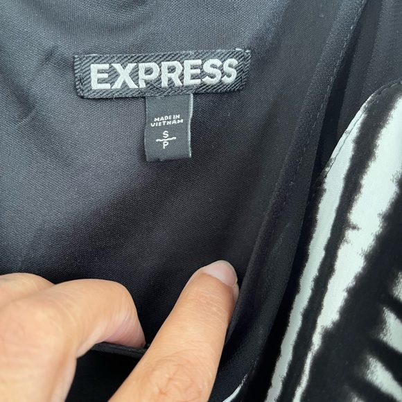 Black and White Striped Maxi Dress Spaghetti Strap Size Small - Picture 9 of 11